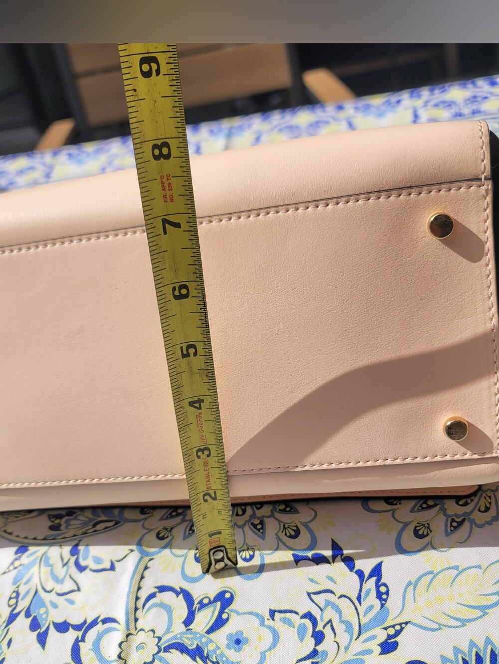 Kate Spade Magnolia Way Large Leather Colorblock Satchel With Strap - Picture 5 of 16